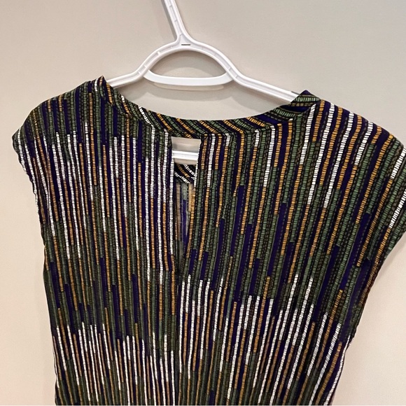 H&M tribal print mini shift dress size 6 - Picture 6 of 7